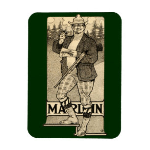 Vintage Marlin Firearms Shotgun Home Office Magnet