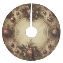 Vintage Maroon and Gold Christmas 