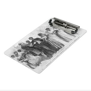 Vintage Marriage of a Colored Soldier by Chaplain Mini Clipboard