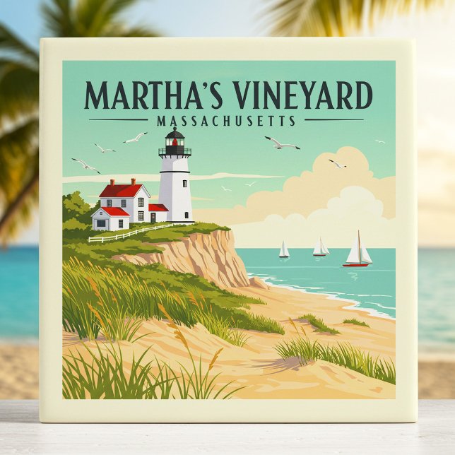 Vintage Martha's Vineyard Massachusetts Tile (Creator Uploaded)