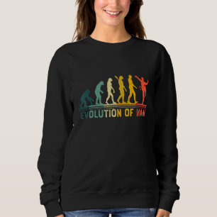 Vintage Martial Karate Taekwondo Evolution Man Sweatshirt