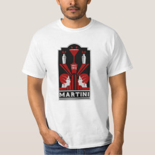 Vintage Martini Art Deco T-Shirt