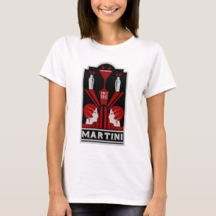 Vintage Martini Art Deco T-Shirt