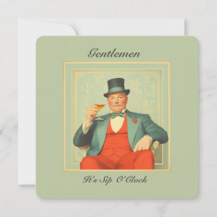 Vintage Martini Dandy - Gentlemen It's Sip O'Clock