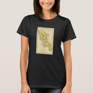 Vintage Martinique Map 1780 T-Shirt