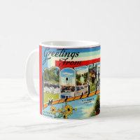 Vintage Maryland Greeting Mug