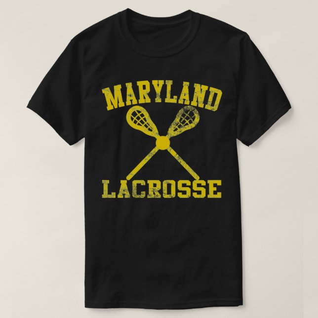 Vintage Maryland Lacrosse T-Shirt (Design Front)