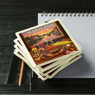  Vintage Maryland Magnet