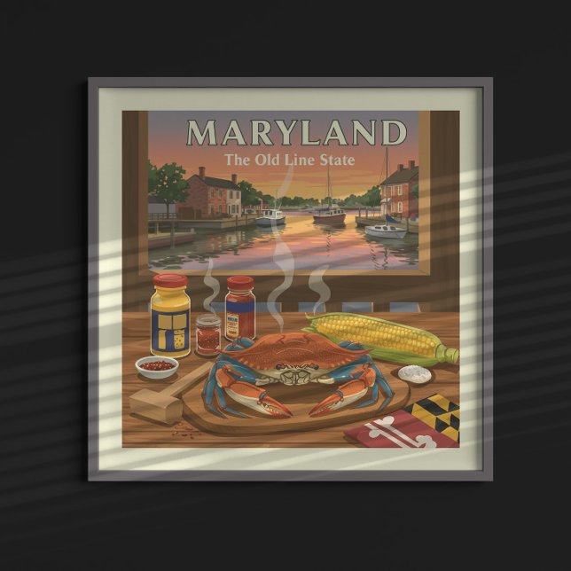  Vintage Maryland Poster (Creator Uploaded)