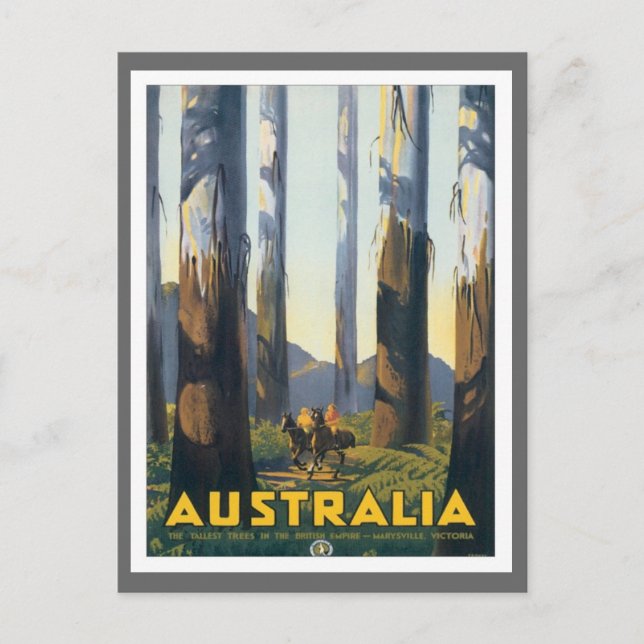 Vintage Marysville Victoria Australia Postcard (Front)