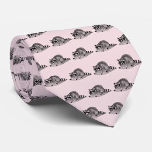 Vintage Masked Racoon Tie
