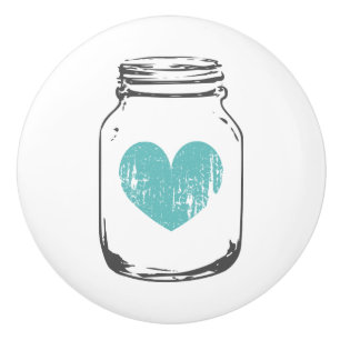 Vintage mason jar door and drawer pull knobs