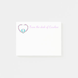 Vintage Mason Jar Hearts Country Brown Tan Love Post-it Notes