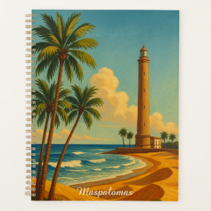 Vintage Maspalomas Meloneras Beach Gran Canaria Planner