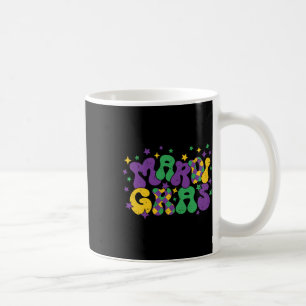 Vintage Masquerade Mardi Gras Groovy Beads Parade Coffee Mug