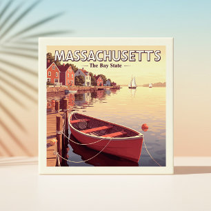Vintage Massachusetts Tile