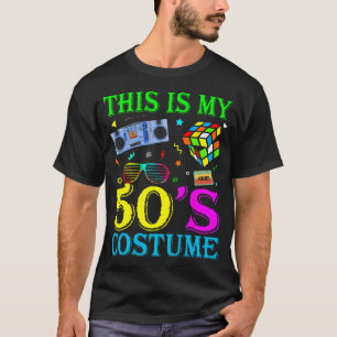 Vintage Matching Halloween 1950S This Is My 50'S C T-Shirt