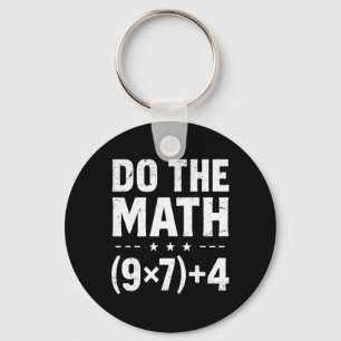 Vintage Math Teacher Do The Math 67 Meme Six Seven Key Ring