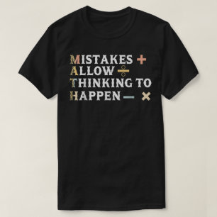 Vintage Math Teacher Funny Saying Gift Funny Math T-Shirt