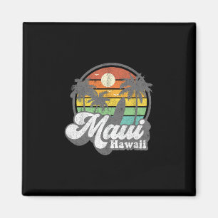 Vintage Maui Hawaii Hawaiian Beach Surfing 70's Su Magnet