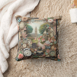 Vintage Maximalist Decor  Cushion