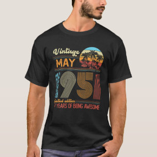 Vintage May 1951 71 Years Old 71Th Birthday Decora T-Shirt
