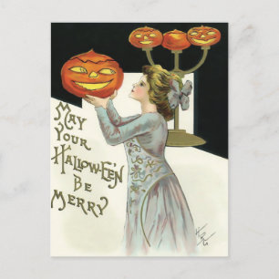 Vintage May Your Hallow-E'en Be Merry Postcard