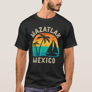 Vintage Mazatlan Mexico Sunset Matching Family Vac T-Shirt