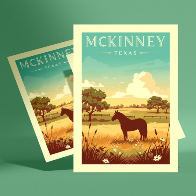 Vintage McKinney Texas Postcard (Creator Uploaded)