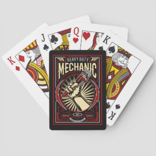 Vintage Mechanic     Playing Cards