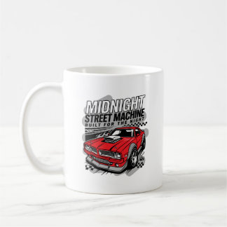 Vintage Mechanic Shirt - Midnight Street Machine C Coffee Mug