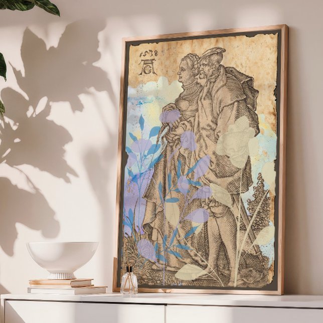 Vintage Mediaeval Couple Decoupage Tissue Paper  (Creator Uploaded)