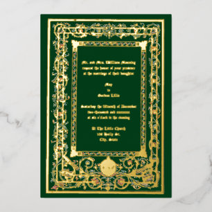Vintage "Mediaeval" Illuminated Wedding