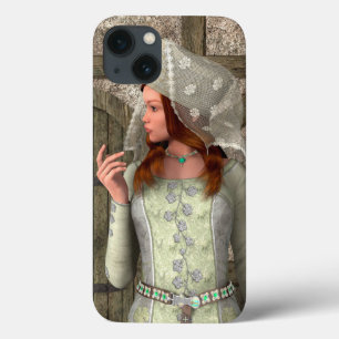 Vintage Mediaeval Princess Renaissance Art iPhone 13 Case