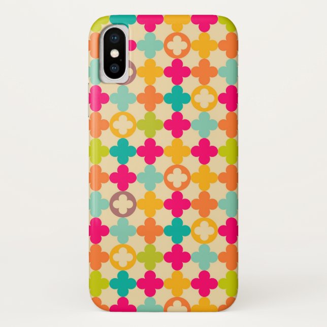 Vintage mediaeval rosette pattern Case-Mate iPhone case (Back)