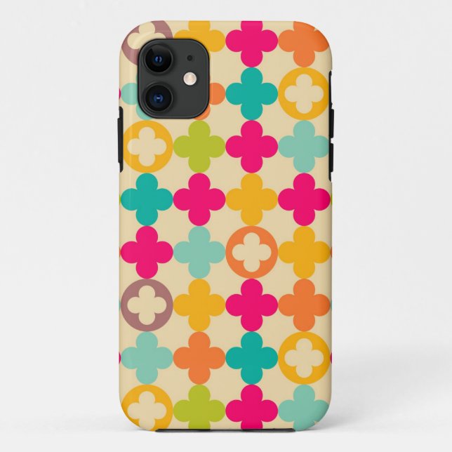 Vintage mediaeval rosette pattern Case-Mate iPhone case (Back)