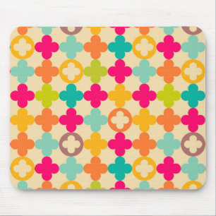 Vintage mediaeval rosette pattern mouse mat