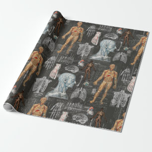 Vintage Medical Body Horror Halloween Wrap Paper