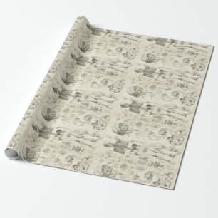 Vintage Medical Illustration Wrapping Paper