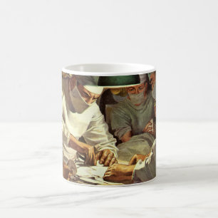 Vintage Medicine, Doctors Performing Surgery in ER Coffee Mug