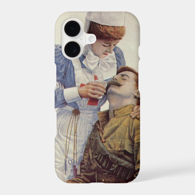 Vintage Medicine, Nurse with Civil War Soldier (Back)