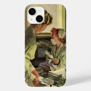 Vintage Medicine, Nurses with Newborn Baby Infants Case-Mate iPhone 14 Case