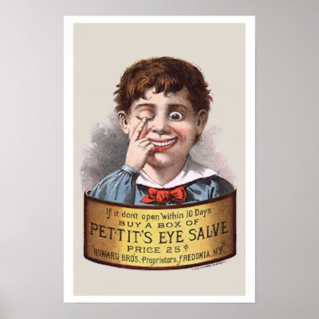 Vintage Medicine Poster (Front)