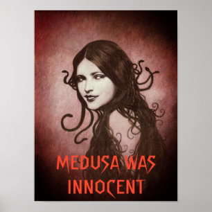 Vintage Medusa Was Innocent Poster