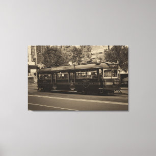 Vintage Melbourne tram Canvas Print