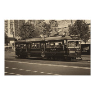 Vintage Melbourne tram Photo Print