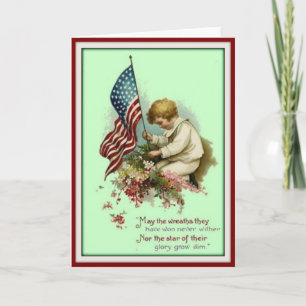 Vintage Memorial Day Greeting Card