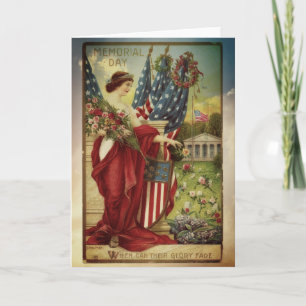 Vintage Memorial Day Greeting Card