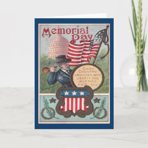 Vintage Memorial Day - One Country Card