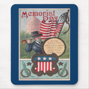 Vintage Memorial Day - One Country Mouse Mat